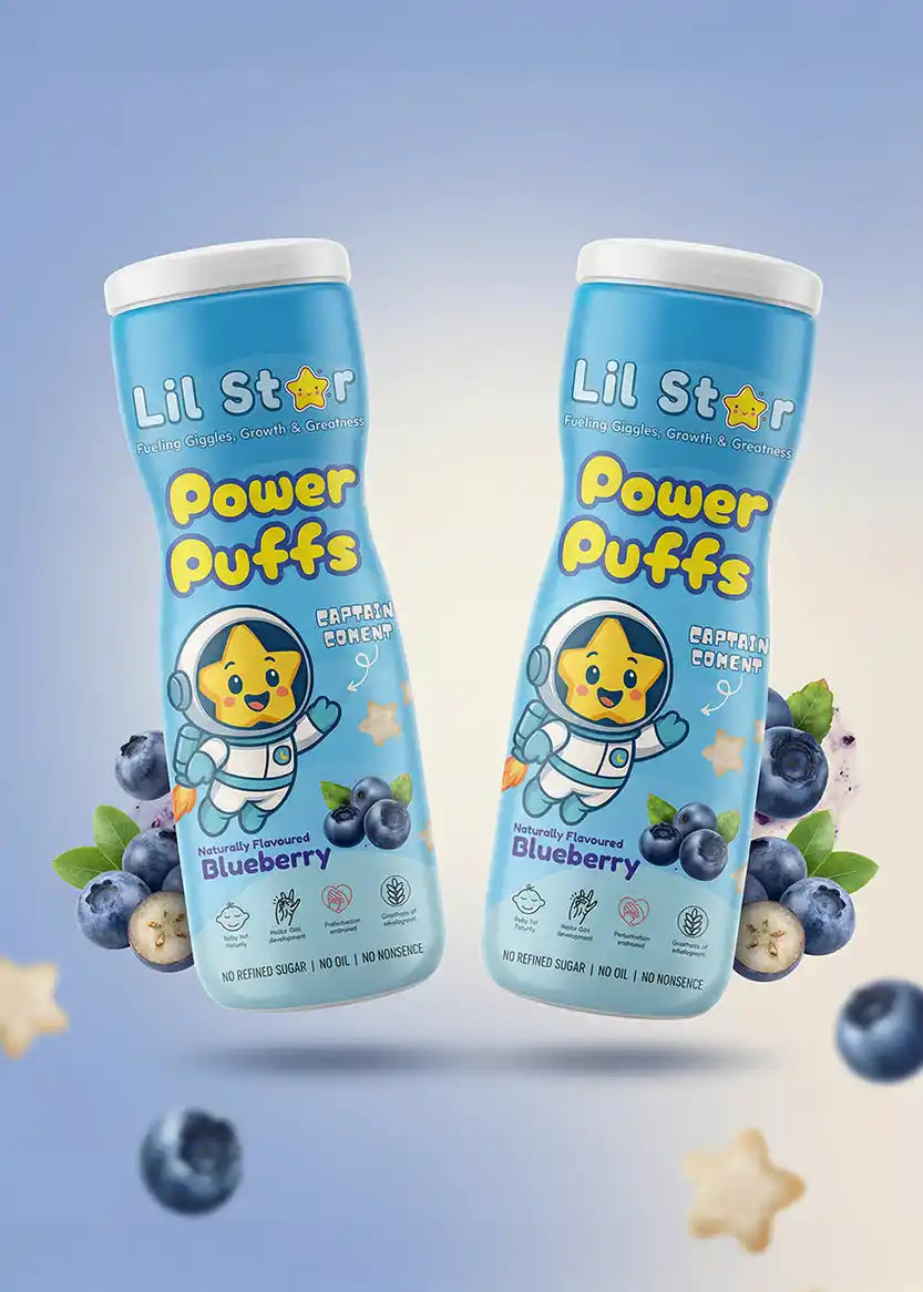 2 x blueberry | Power Puff