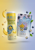 Banana + blueberry