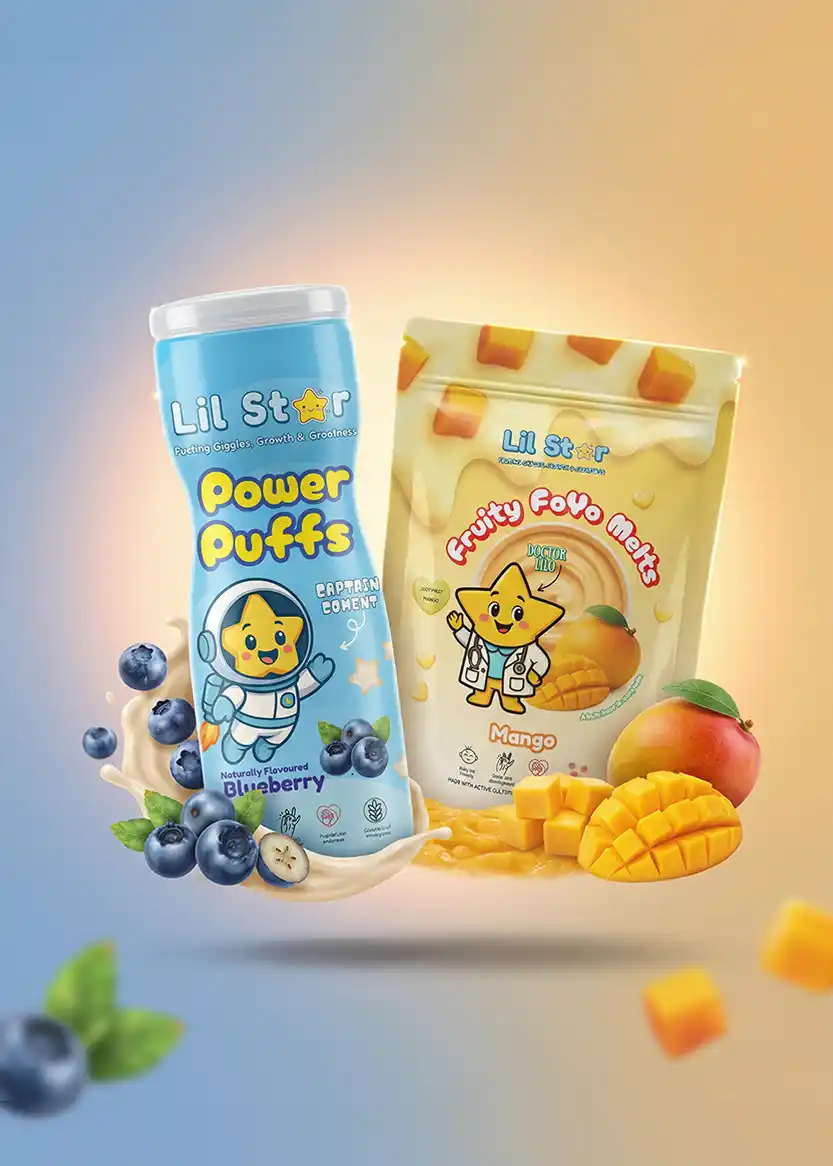 Blueberry + mango